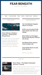 Mobile Screenshot of fearbeneath.com