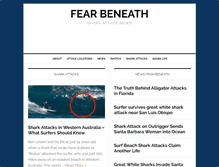 Tablet Screenshot of fearbeneath.com